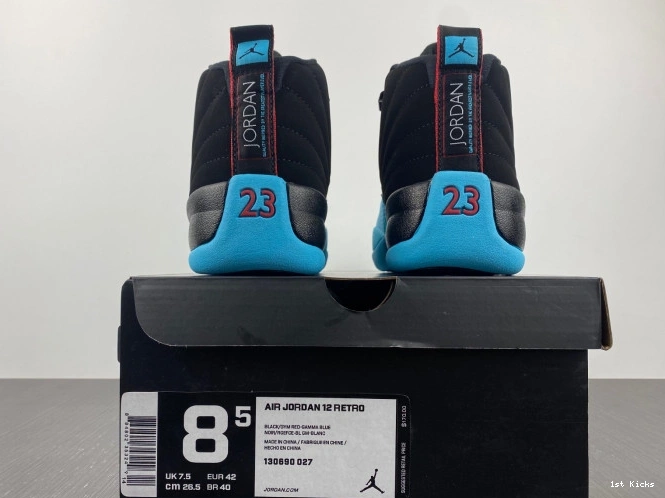 1st Kicks 130690-027 Retro 12 Jordan Gamma Blue 0729